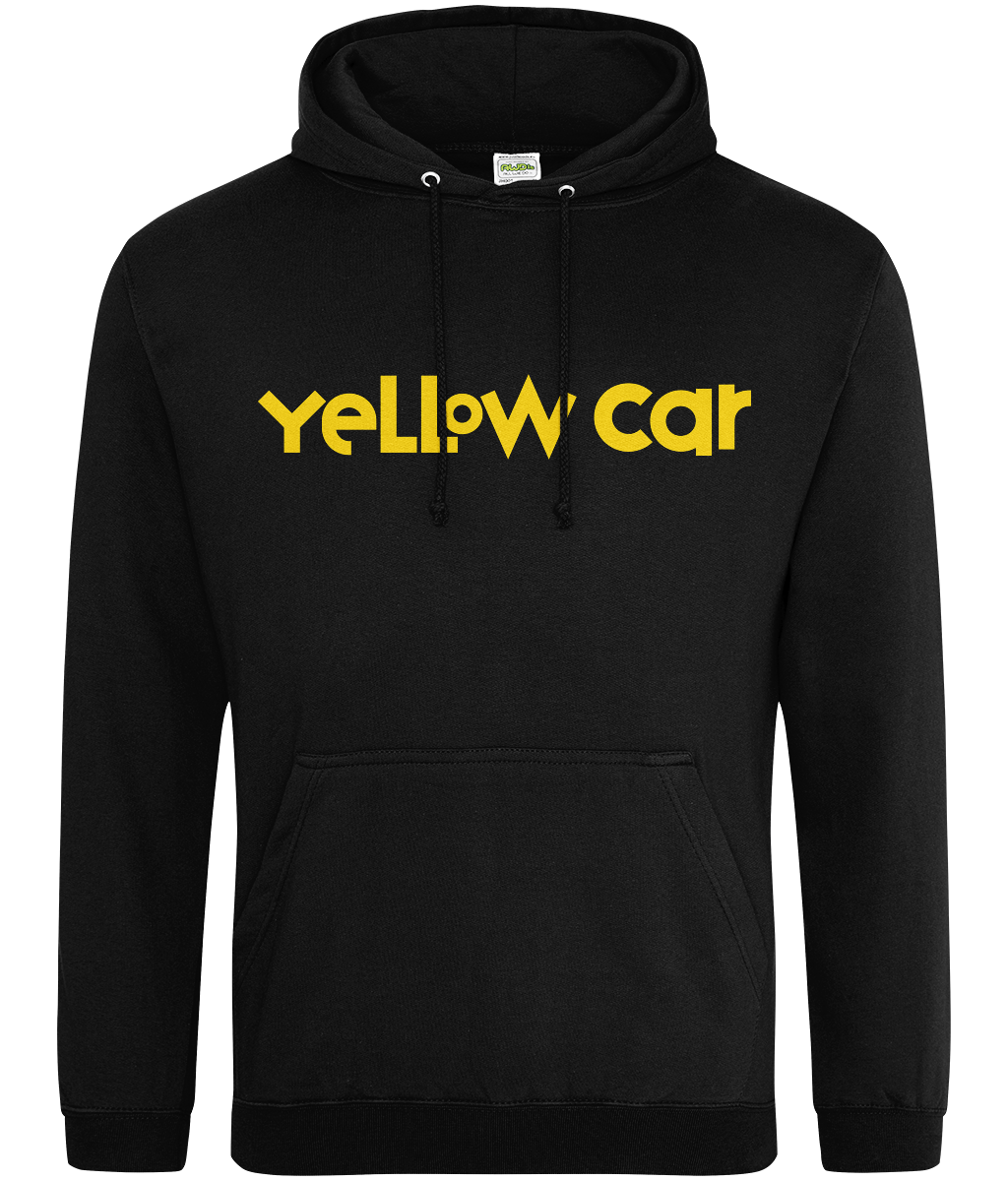 Yellow Car Black Hoodie