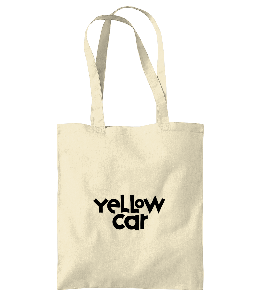 Yellow Car Tote Bag in Natural