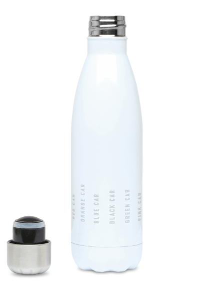 Yellow Car Water Bottle
